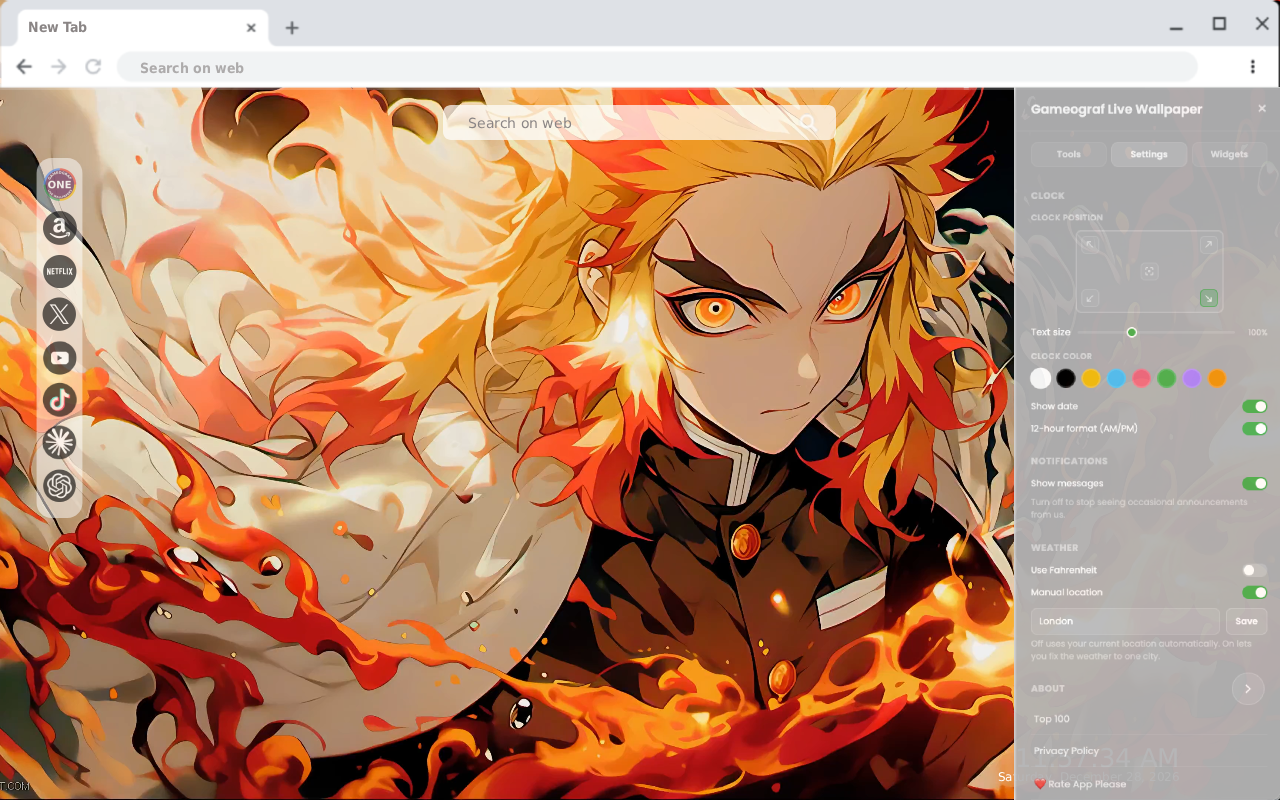 Kyojuro Rengoku Demon Slayer Gameograf - 截图 2