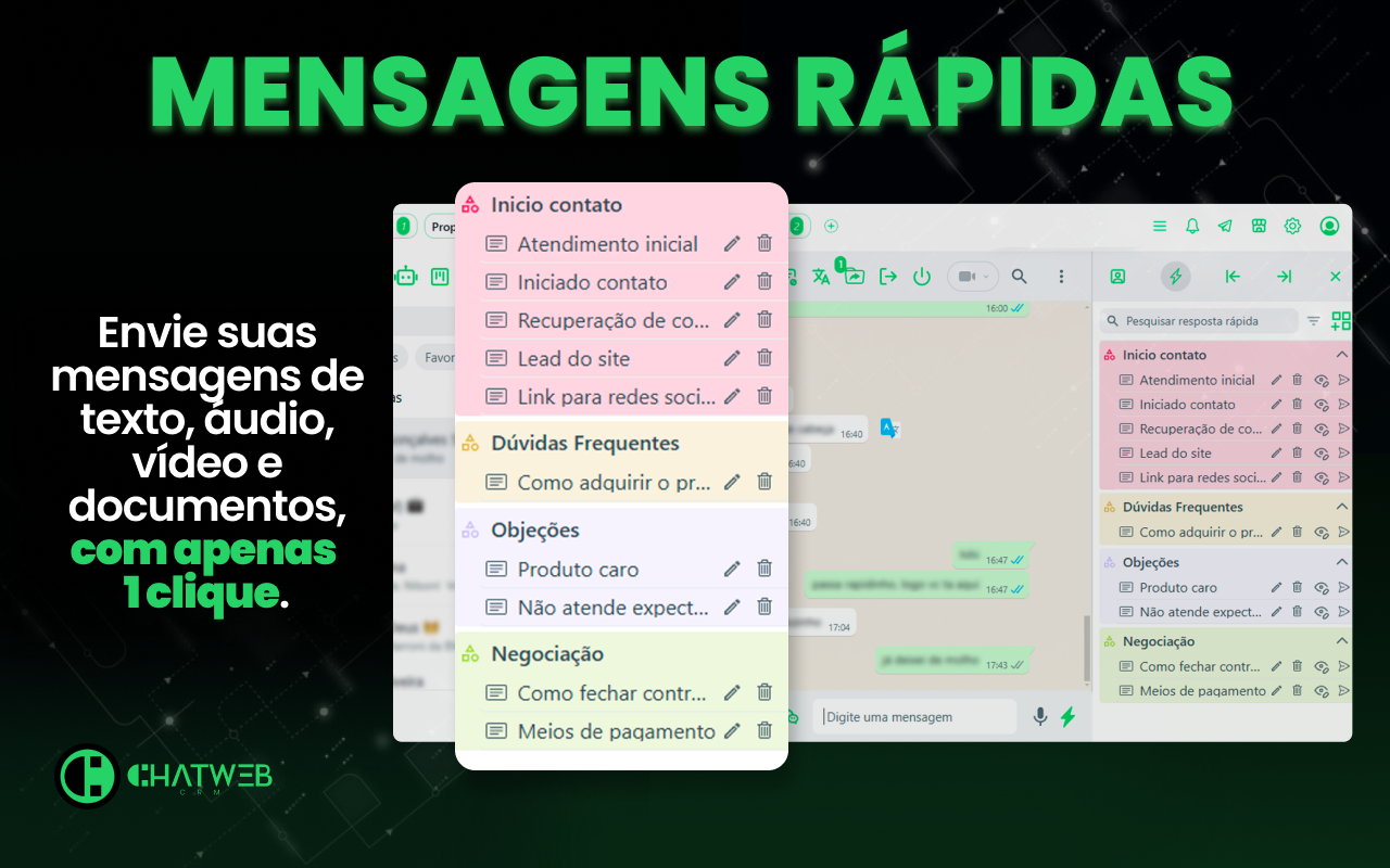 Chatweb CRM : Transforme seu whatsapp em um sistema de vendas - 截图 2