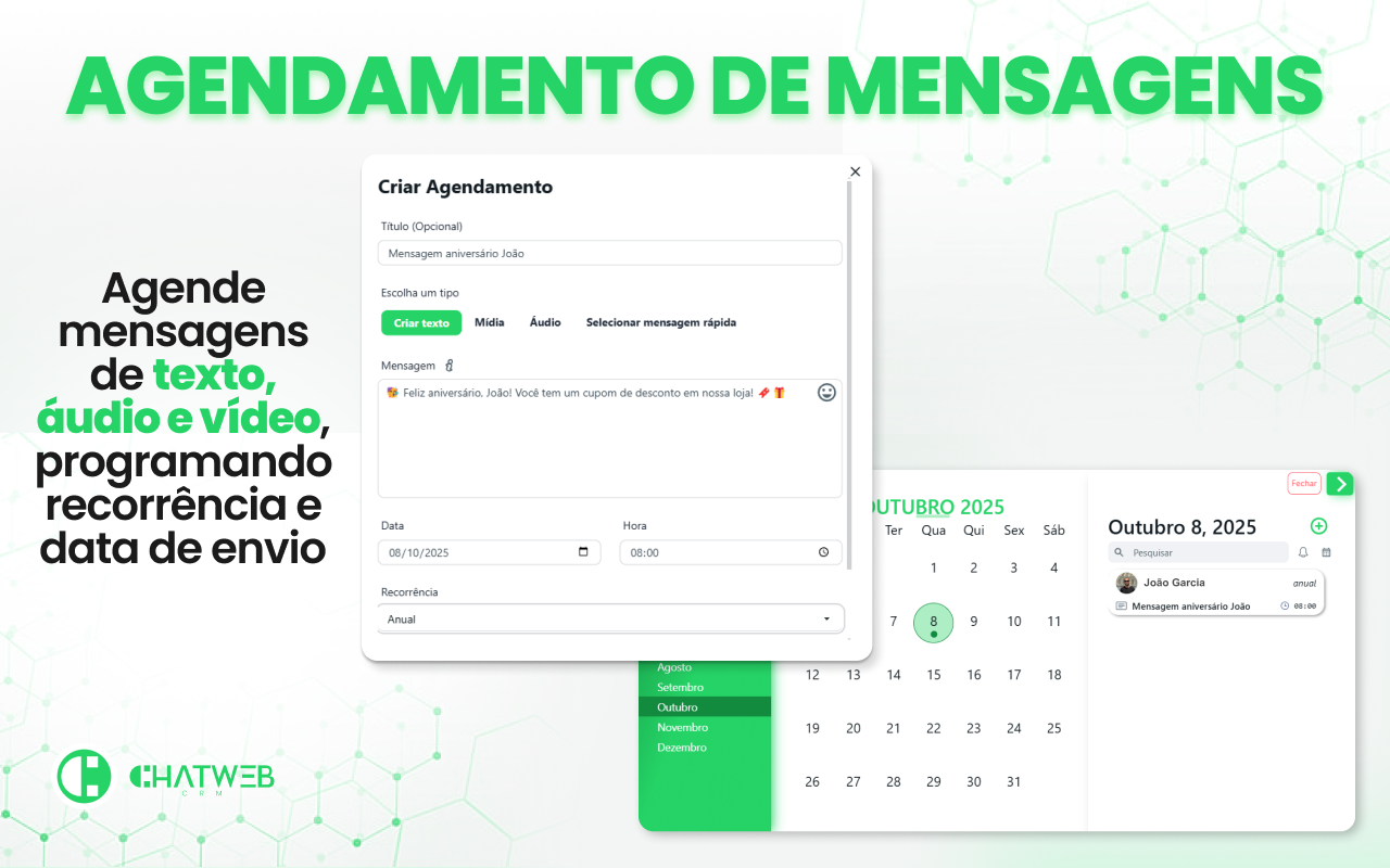 Chatweb CRM : Transforme seu whatsapp em um sistema de vendas - 截图 3