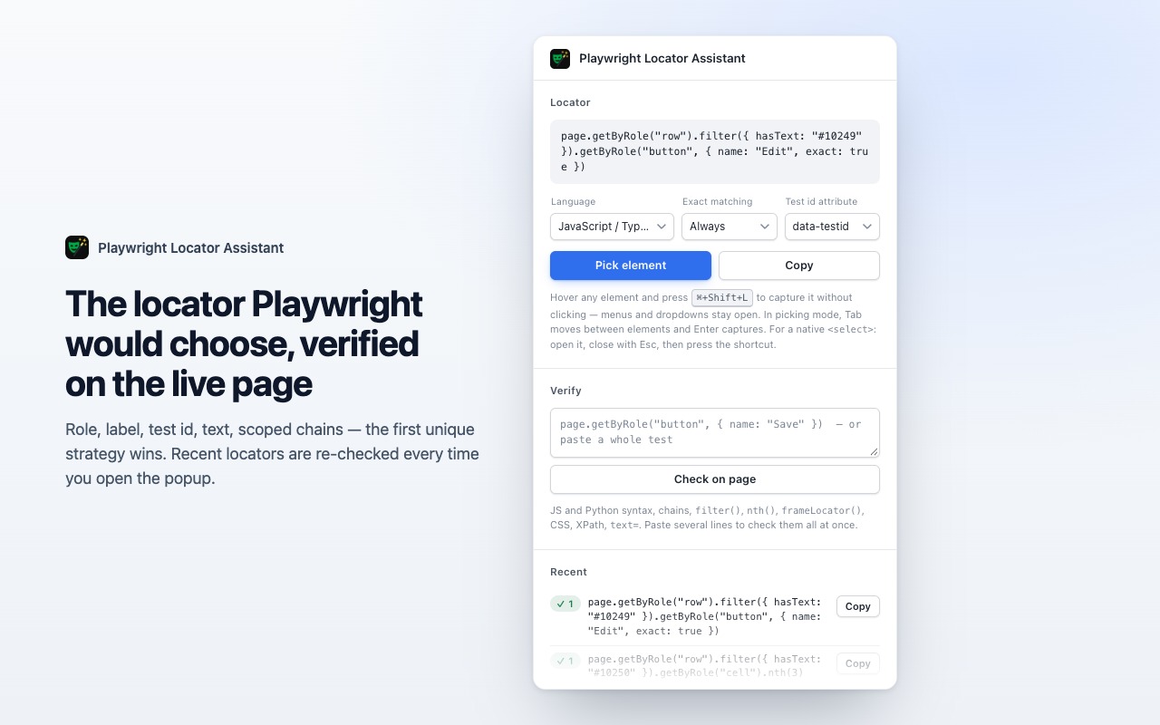 Playwright Locator Assistant - 截图 2