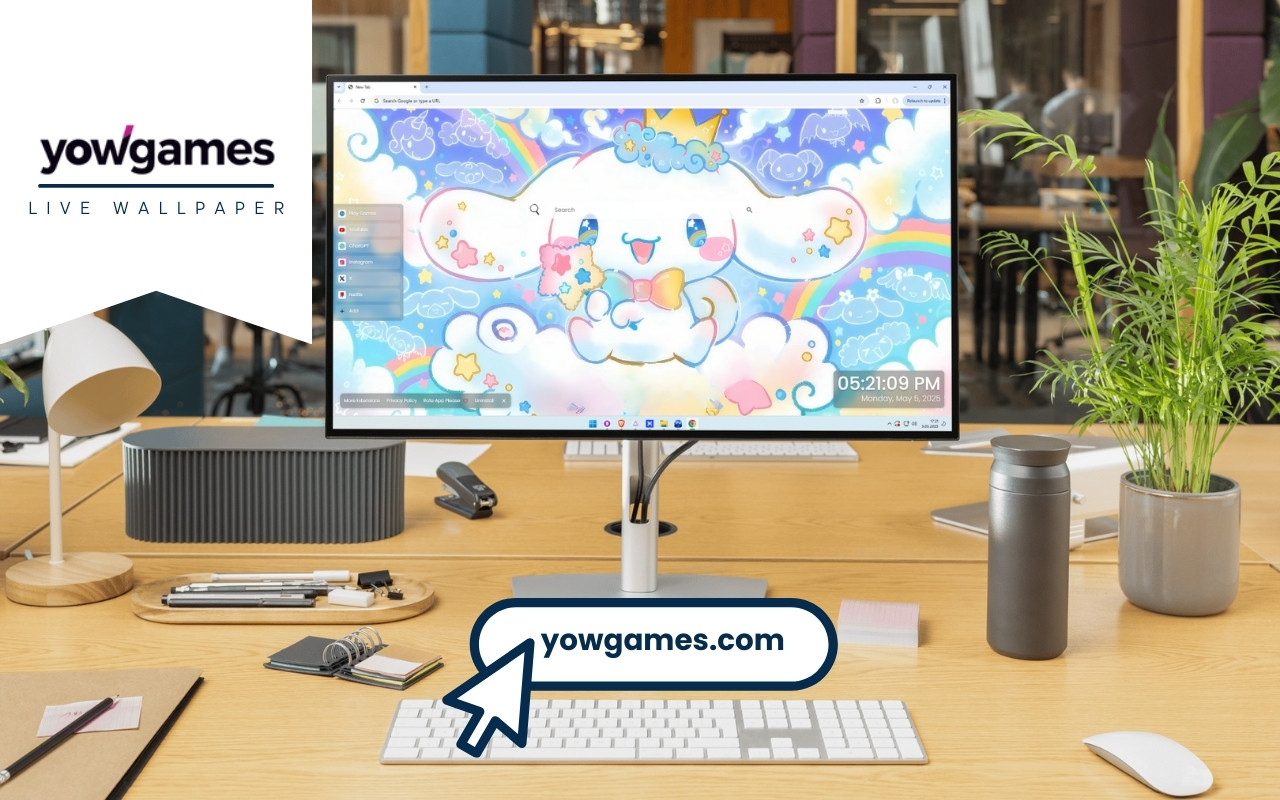 Cinnamoroll Rainbow Live Wallpaper - 截图 3