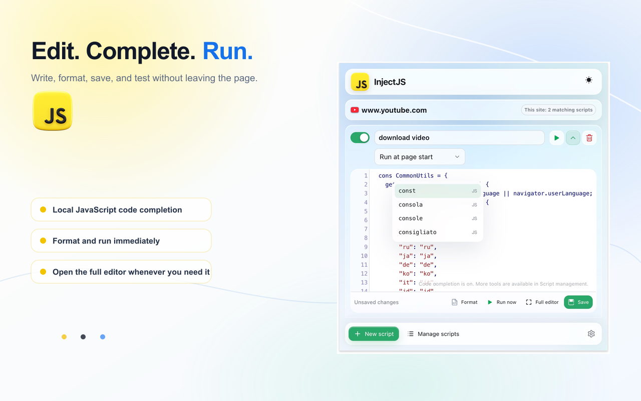 Inject JS - Run JavaScript code - 截图 2