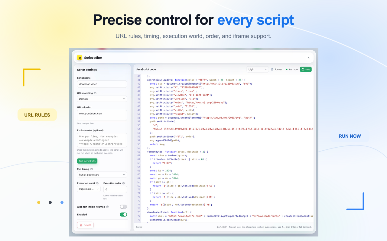 Inject JS - Run JavaScript code - 截图 3