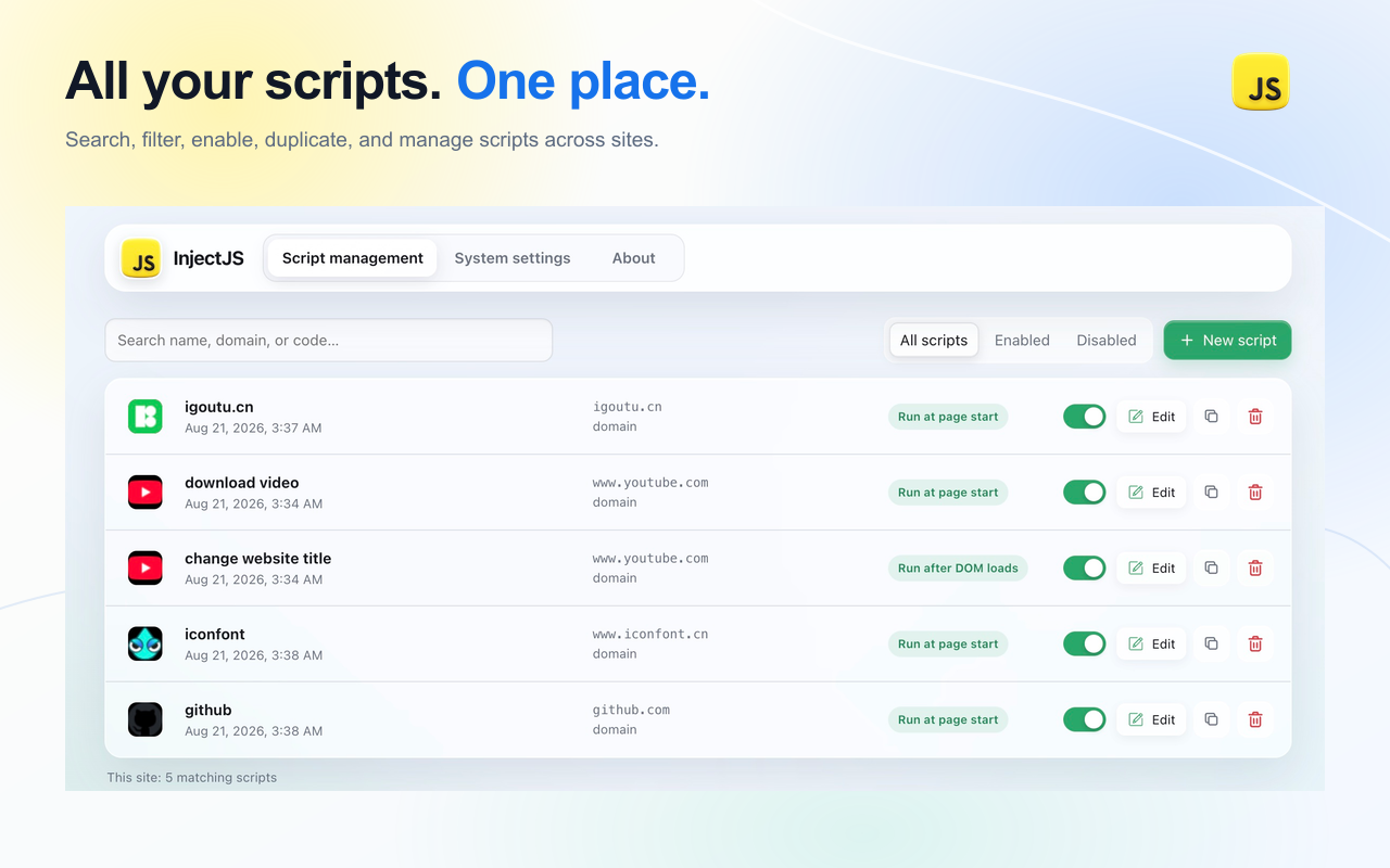Inject JS - Run JavaScript code - 截图 4