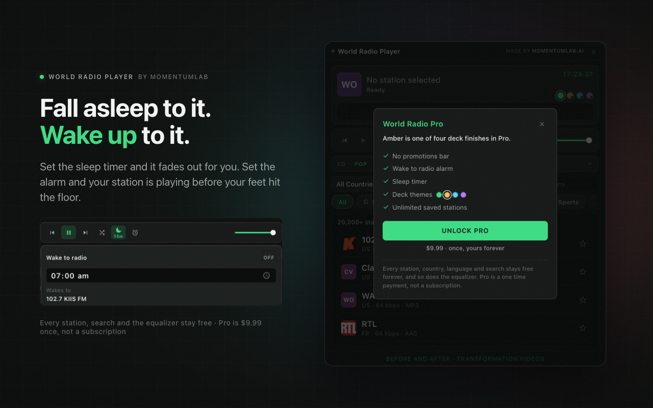 World Radio Player - Live Stations & Music - 截图 5