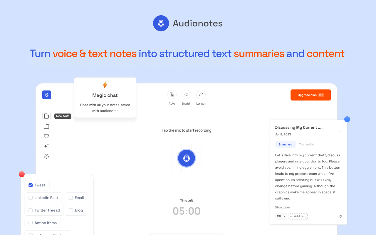 Audionotes - 截图 1
