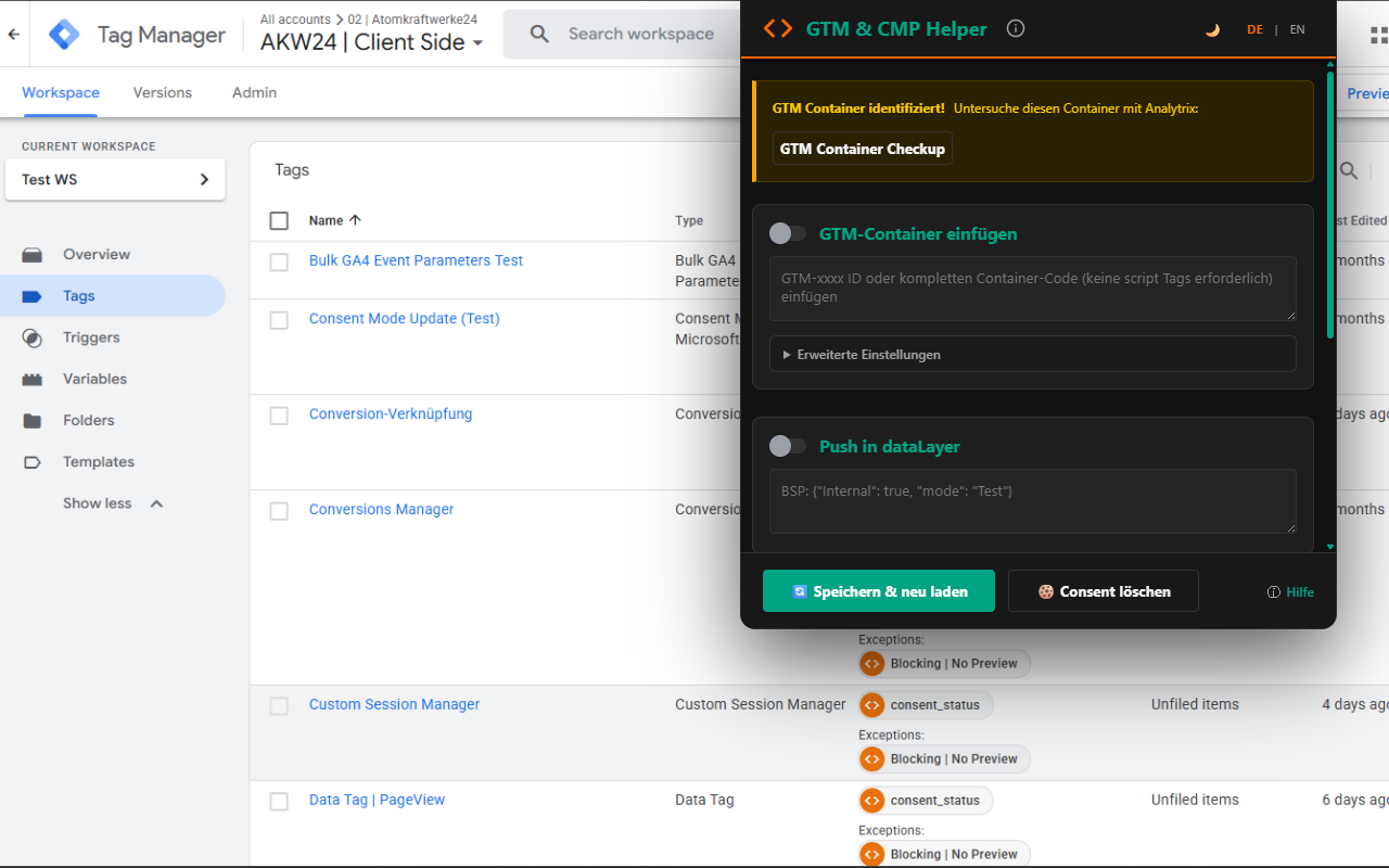 GTM & CMP Helper - 截图 3