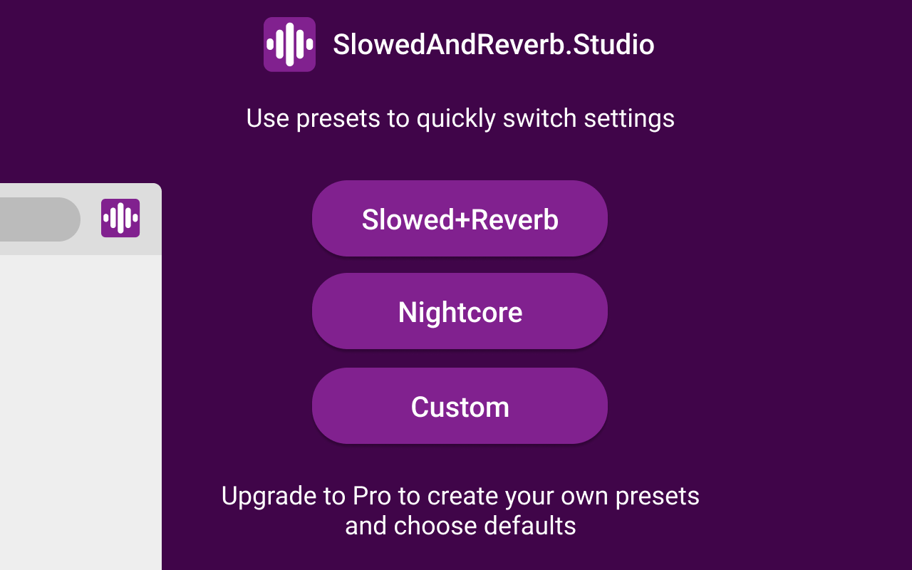 SlowedAndReverb.Studio - 截图 2
