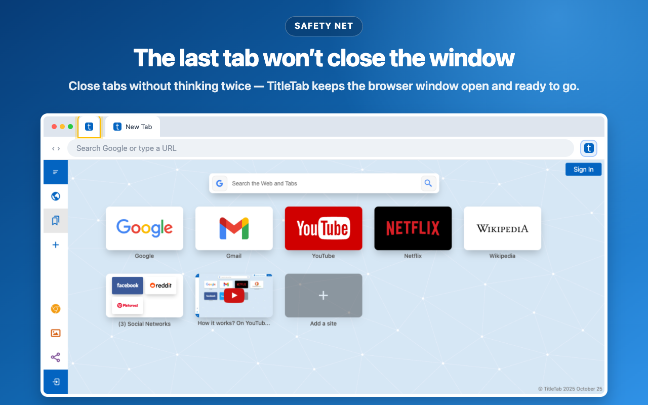 TitleTab - Speed Dial Dashboard - 截图 5