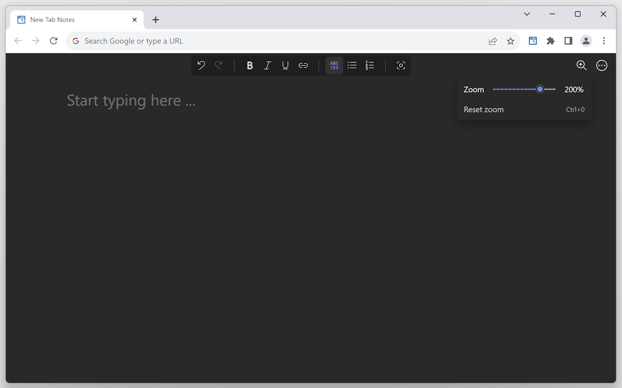 New Tab Notes - 截图 5