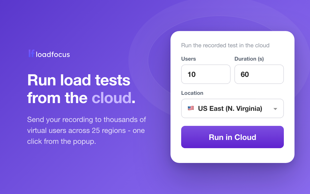 LoadFocus - JMeter Cloud Load Testing & Website Performance - 截图 2