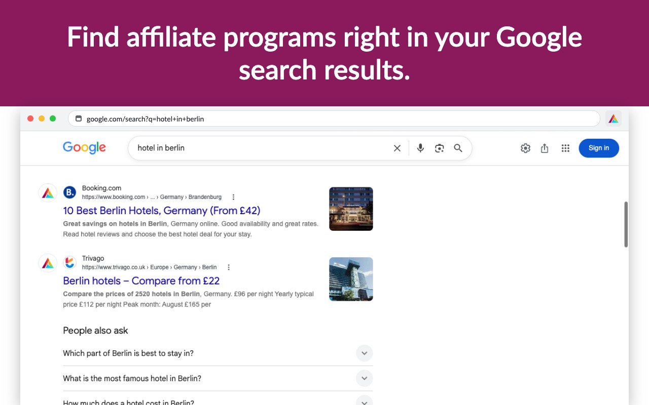 Affilitizer - 截图 1