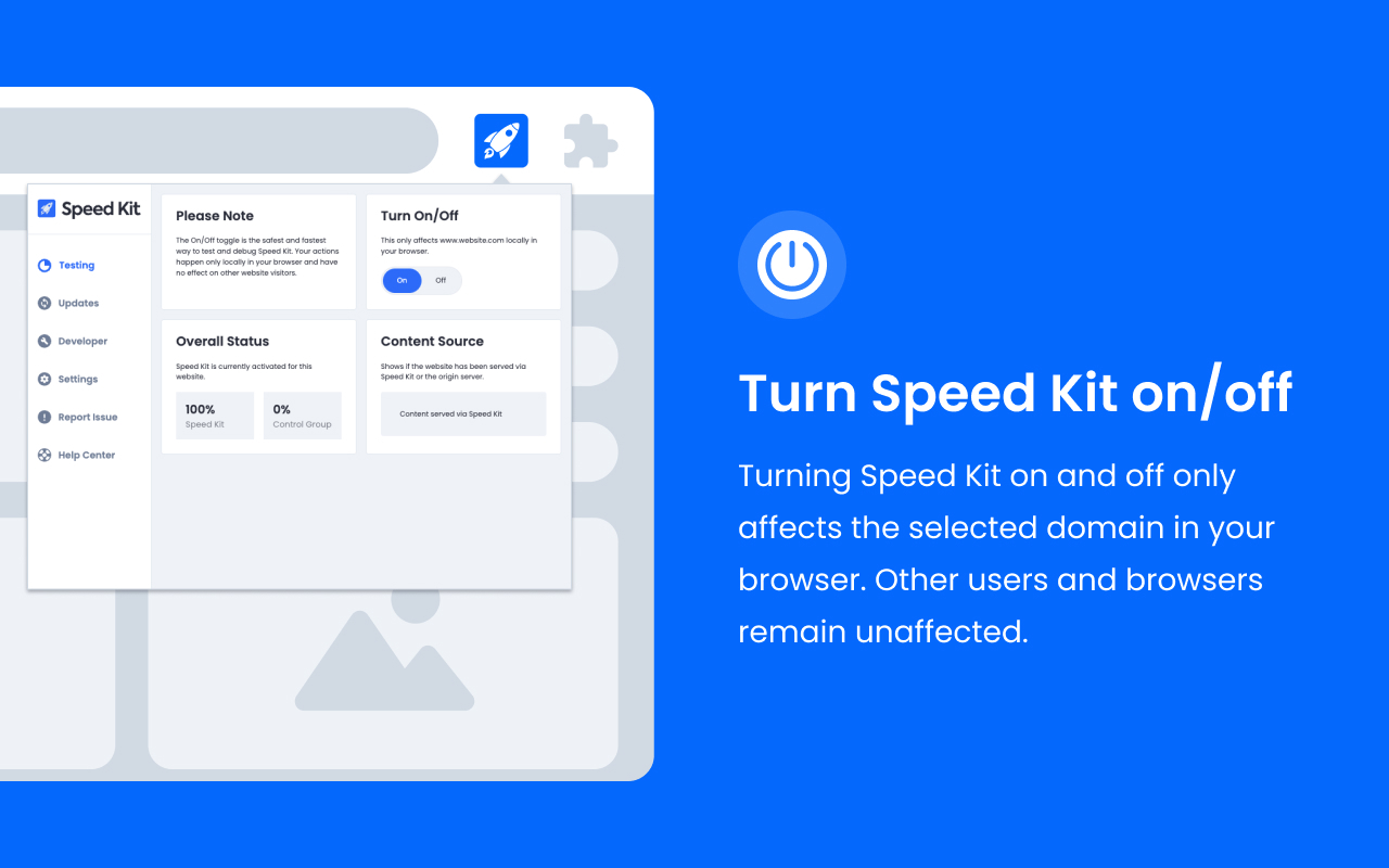 Speed Kit Web Extension - 截图 1
