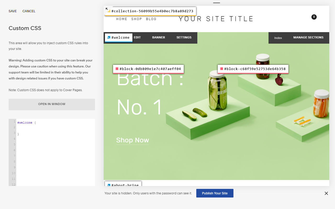 Squarespace ID Finder - 截图 2