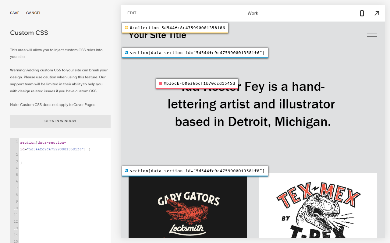Squarespace ID Finder - 截图 4
