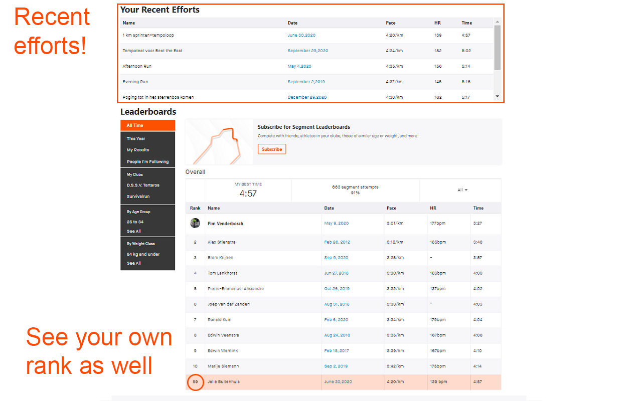 Strava Ranks - 截图 2