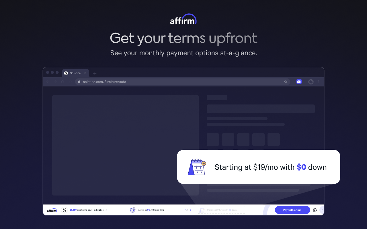 Affirm: Buy Now, Pay Later - 截图 4