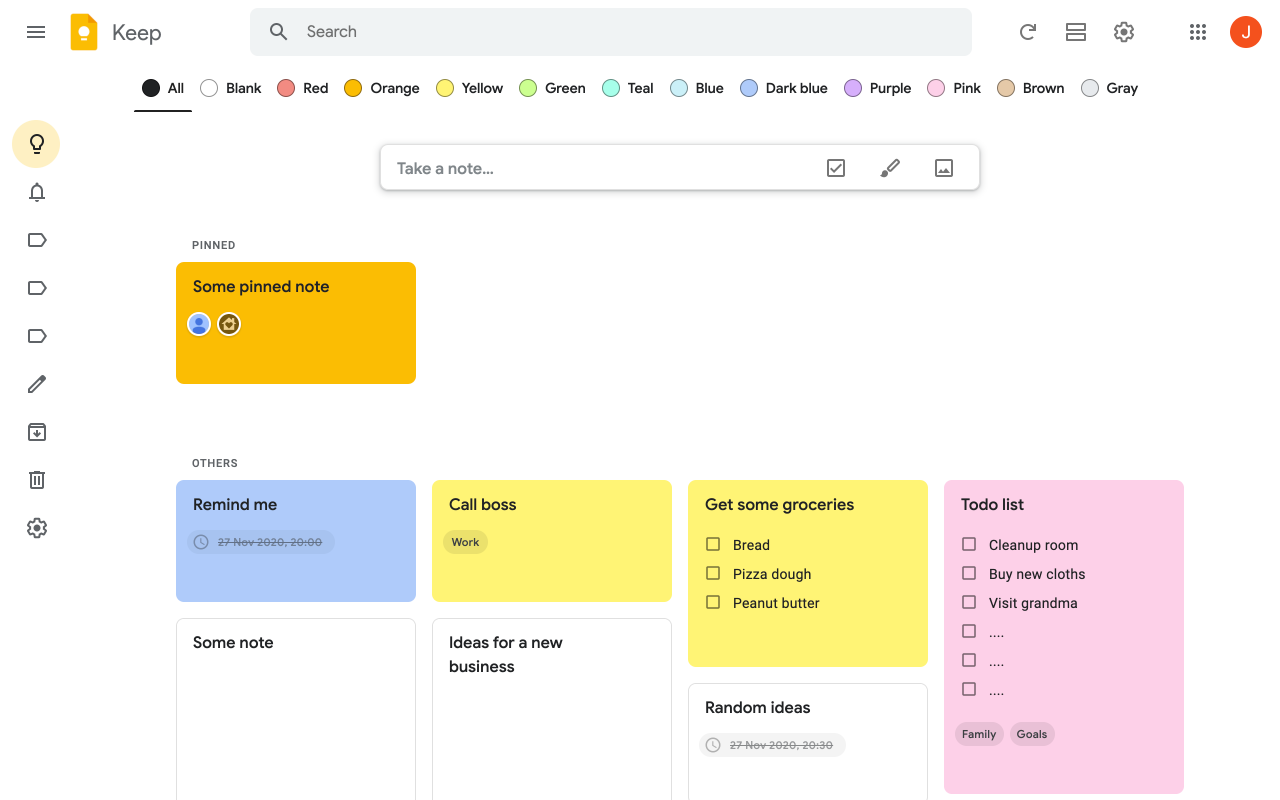 Category Tabs for Google Keep™ - 截图 1