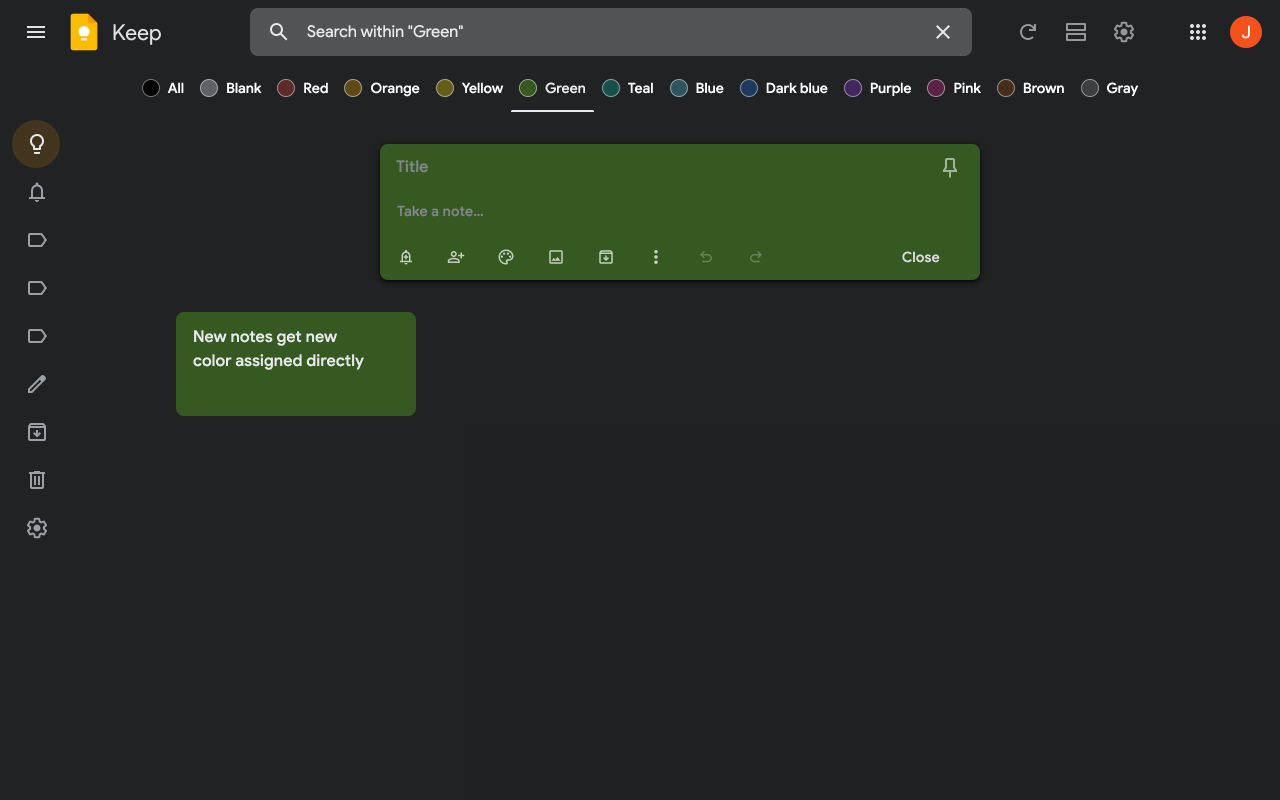 Category Tabs for Google Keep™ - 截图 4