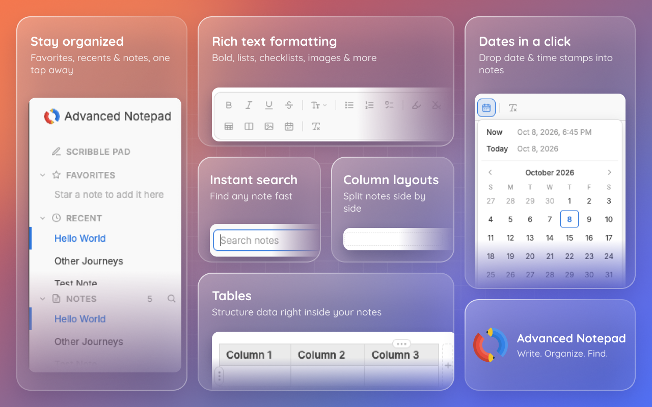 Advanced Notepad - 截图 2