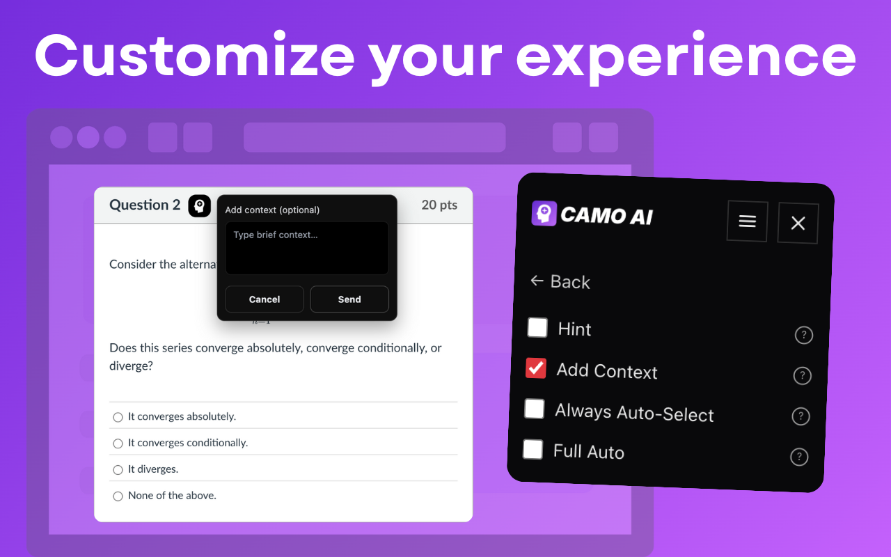 Camo AI - Homework & Quiz Helper - 截图 3