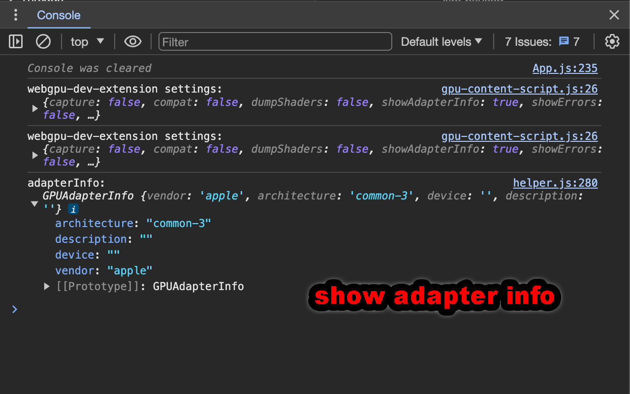 WebGPU Dev Extension - 截图 5