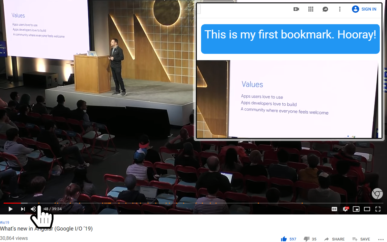 Smart Bookmarks for YouTube: Productivity Up - 截图 2