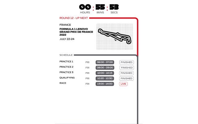 F1 New Tab - 截图 2