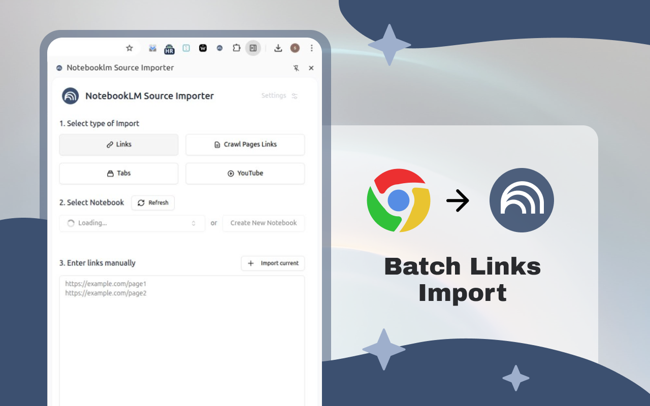 Gemini Notebook Web Importer - 截图 2
