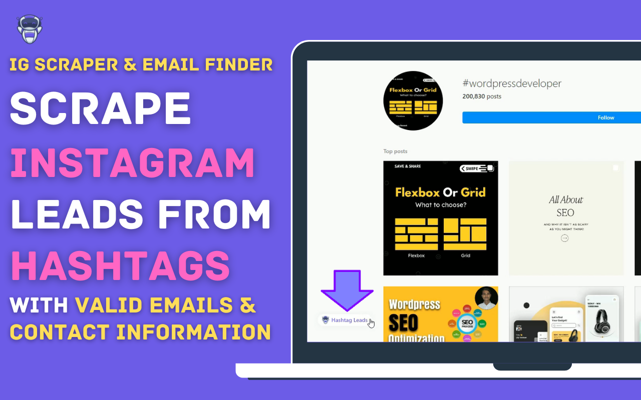适用于 Instagram 的邮箱与电话查找器 - LeadStal - 截图 3