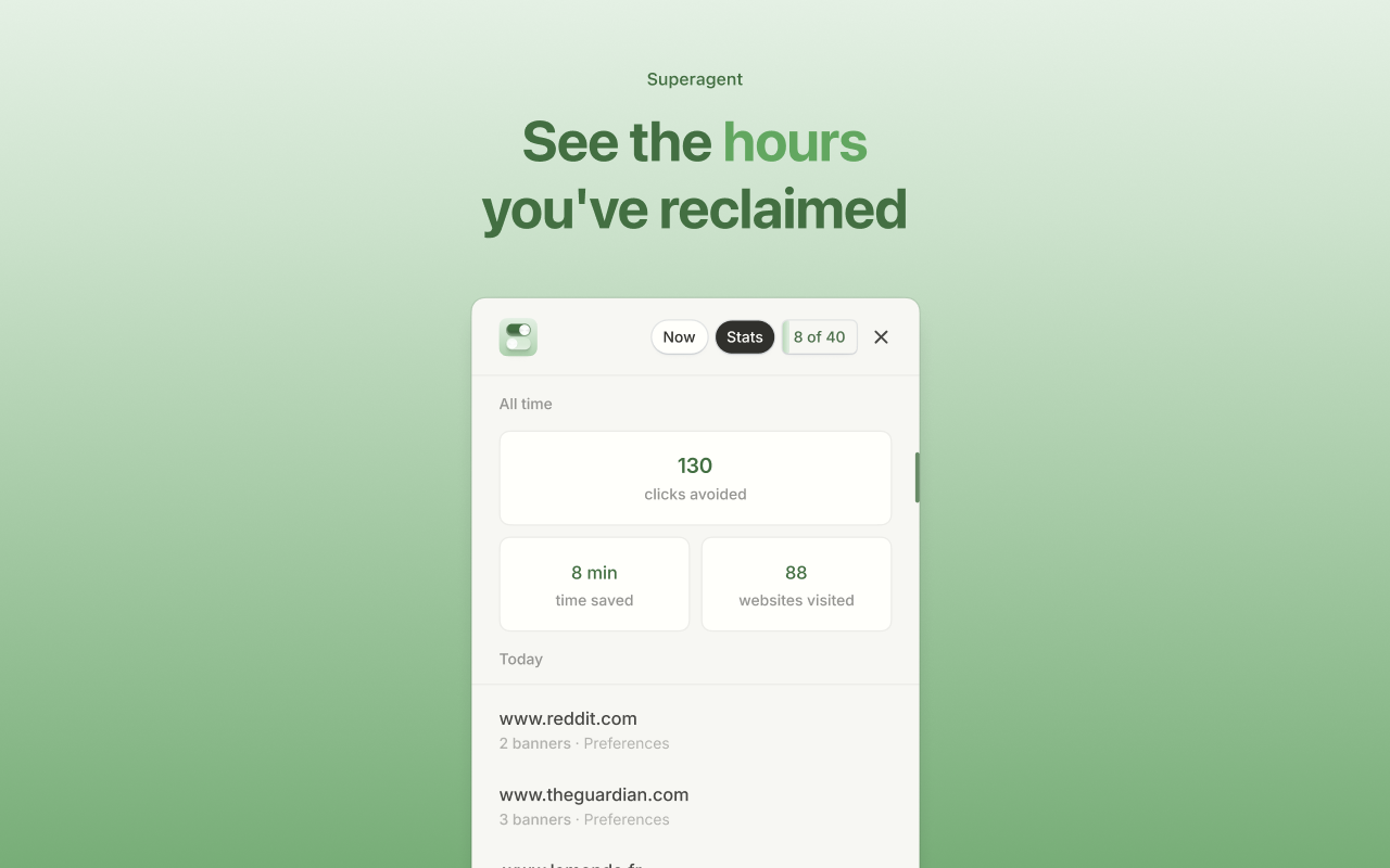 superagent - Automatic cookie consent - 截图 2