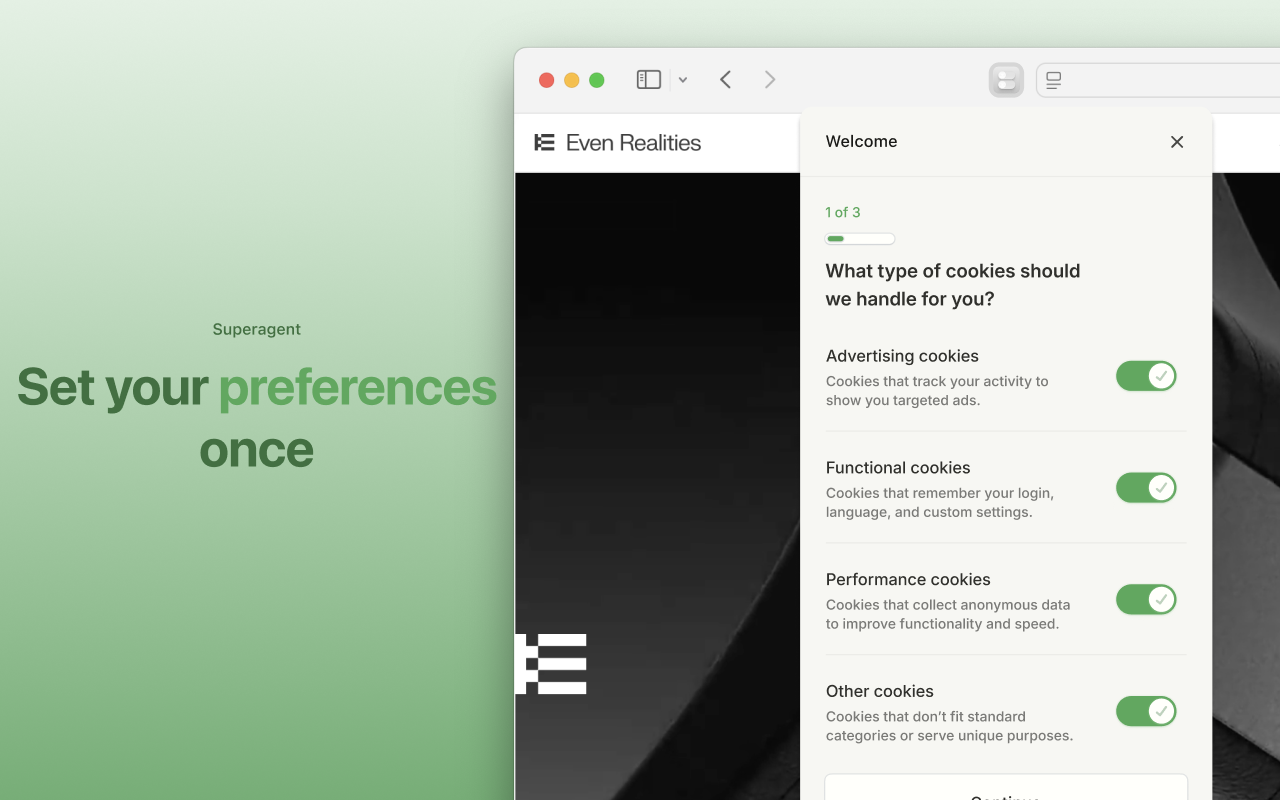 superagent - Automatic cookie consent - 截图 3