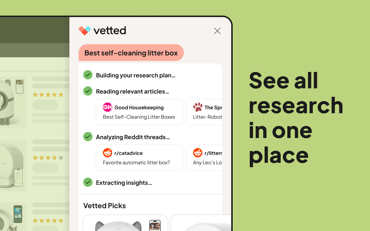 Vetted AI: Your Shopping Agent - 截图 4
