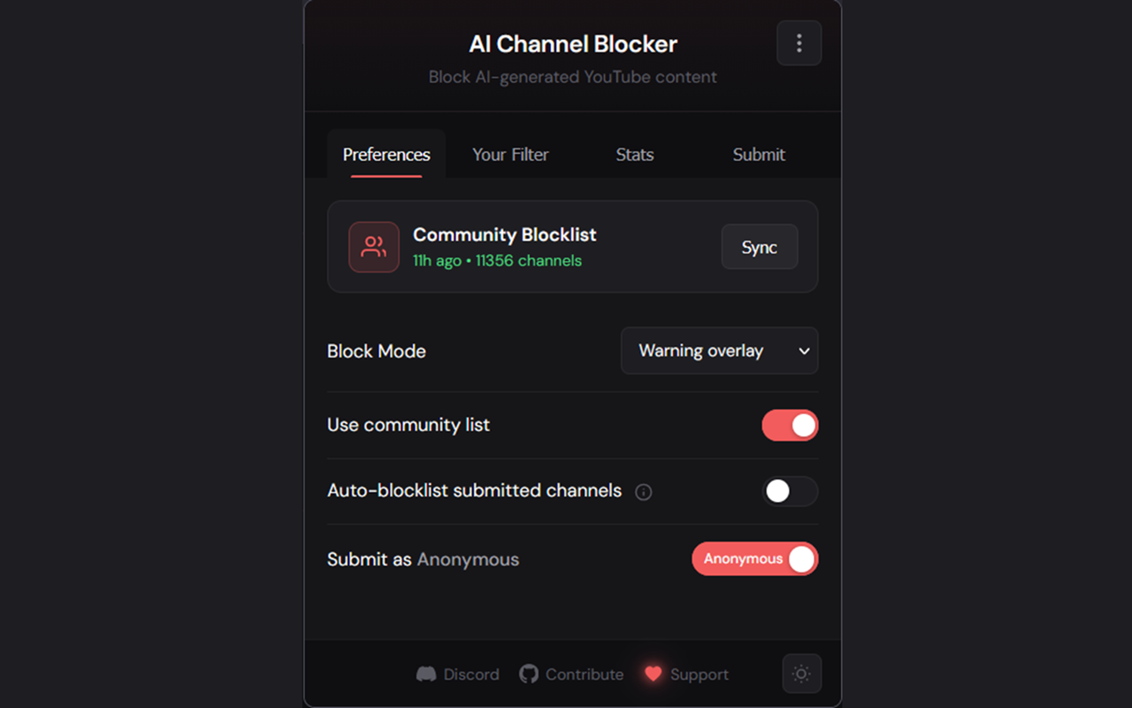 AiBlock for YouTube - 截图 3