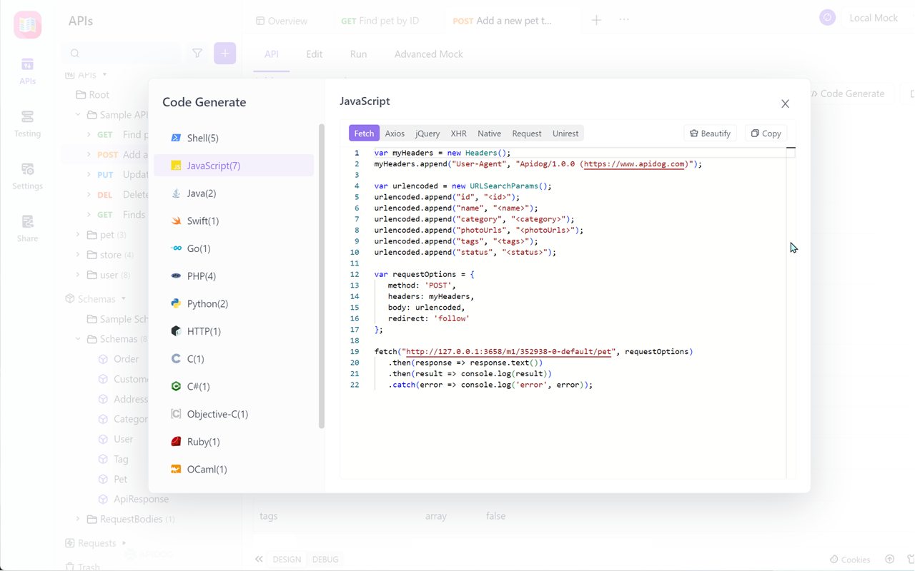 Apidog Browser Extension - 截图 5