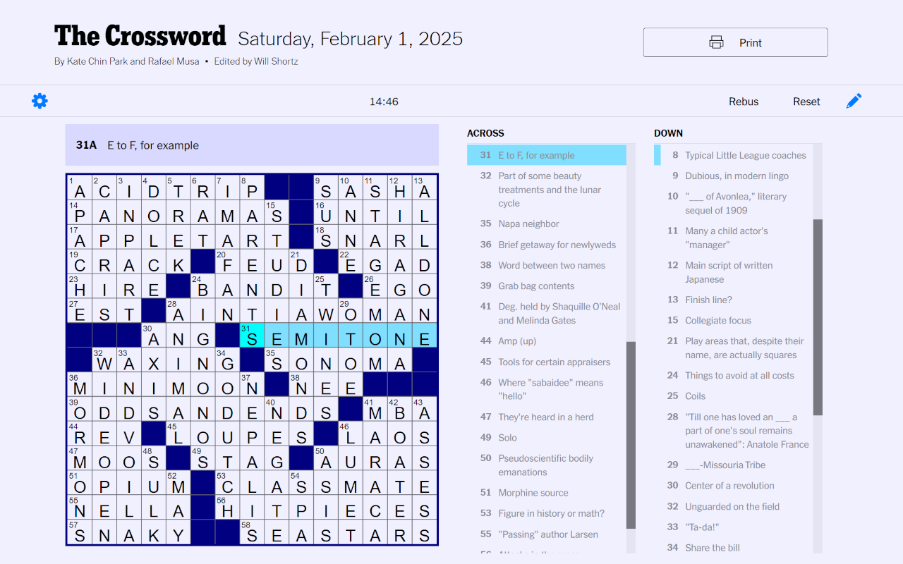 NYT Crossword Dark Mode - 截图 4
