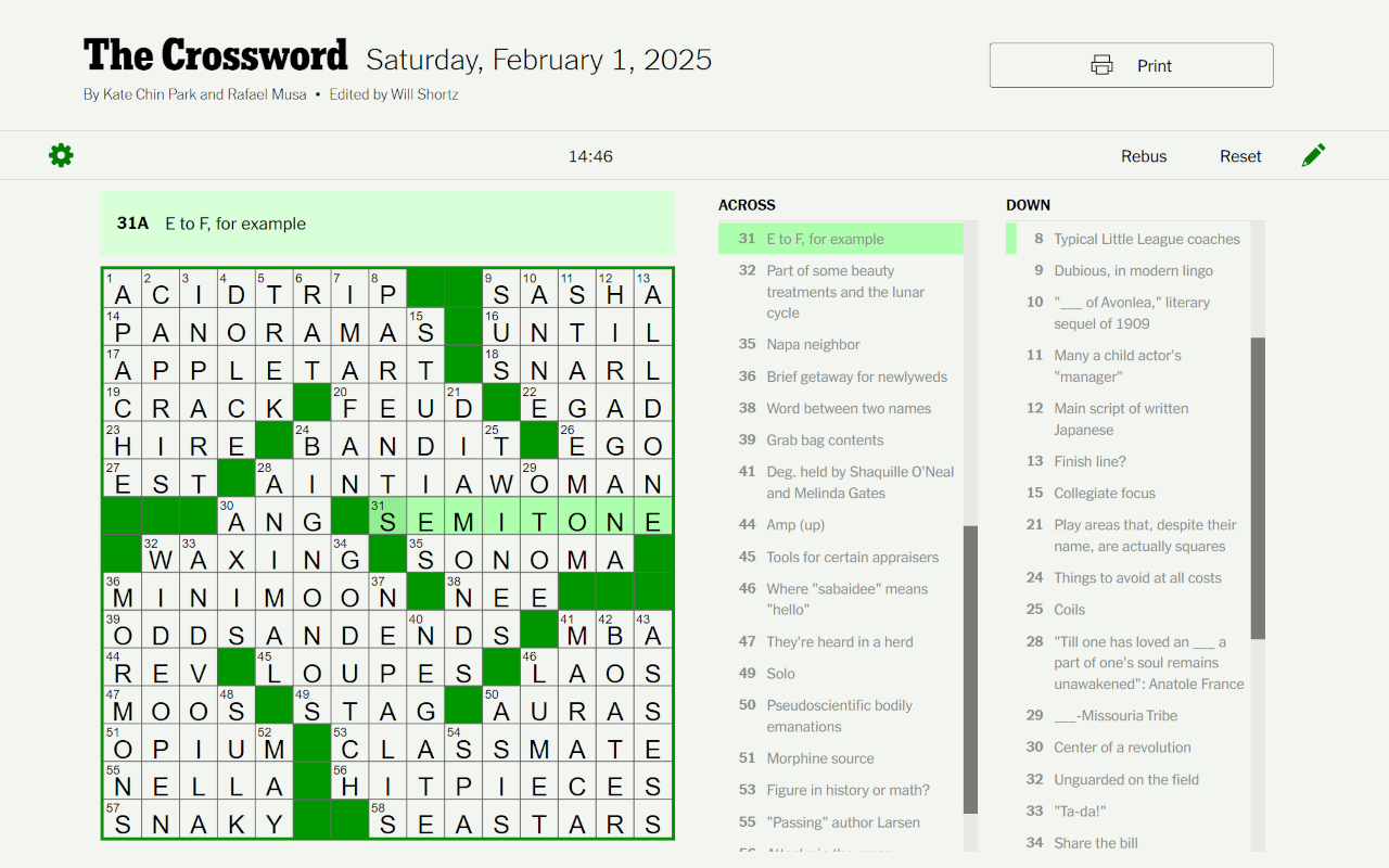 NYT Crossword Dark Mode - 截图 5