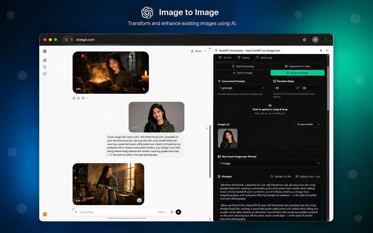 ChatGPT Automation - Auto ChatGPT on chatgpt.com - 截图 2