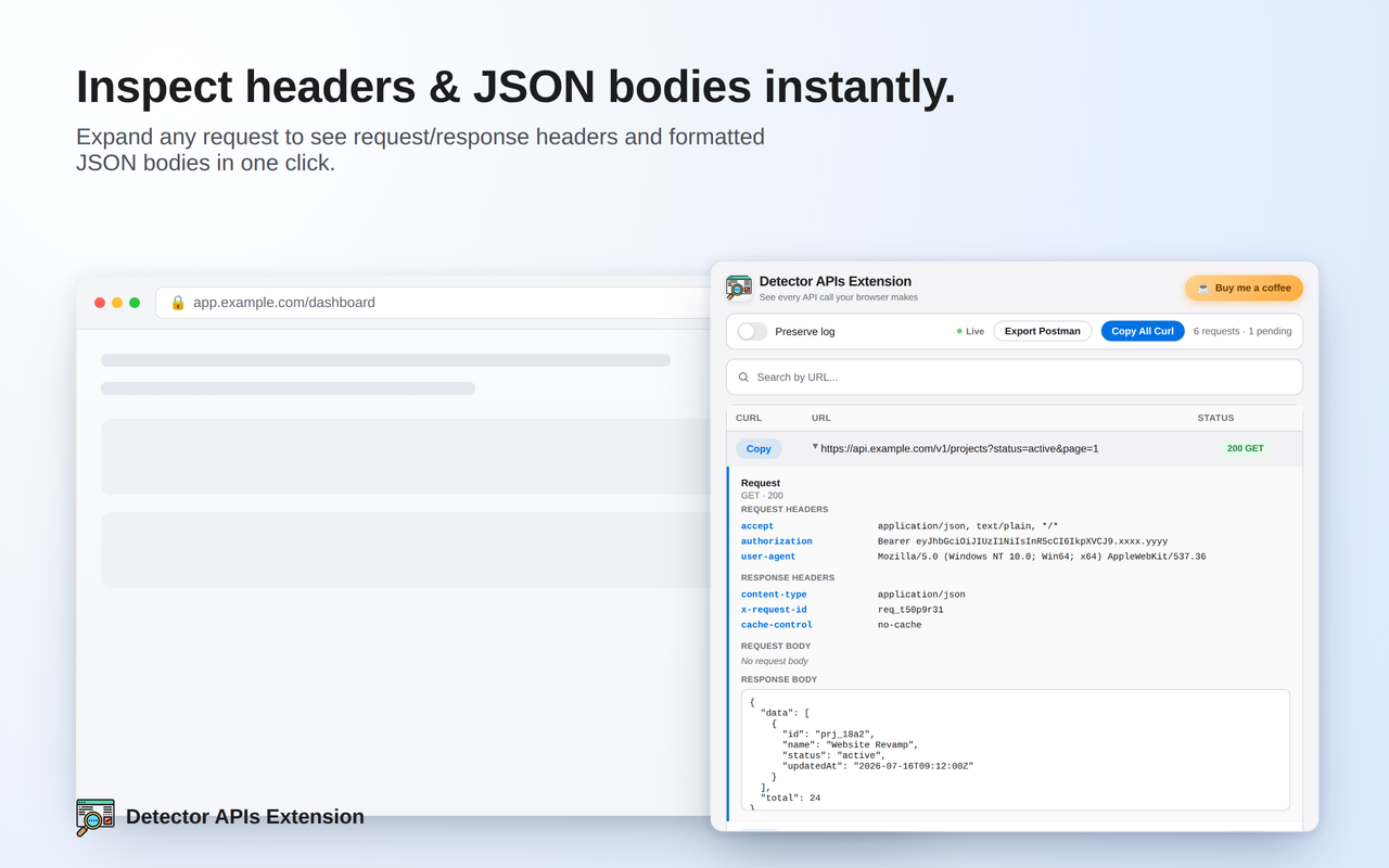 Detector APIs Extension - 截图 2