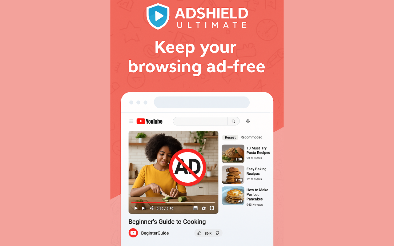 AdShield - Ultimate Ad Blocker for YouTube - 截图 3