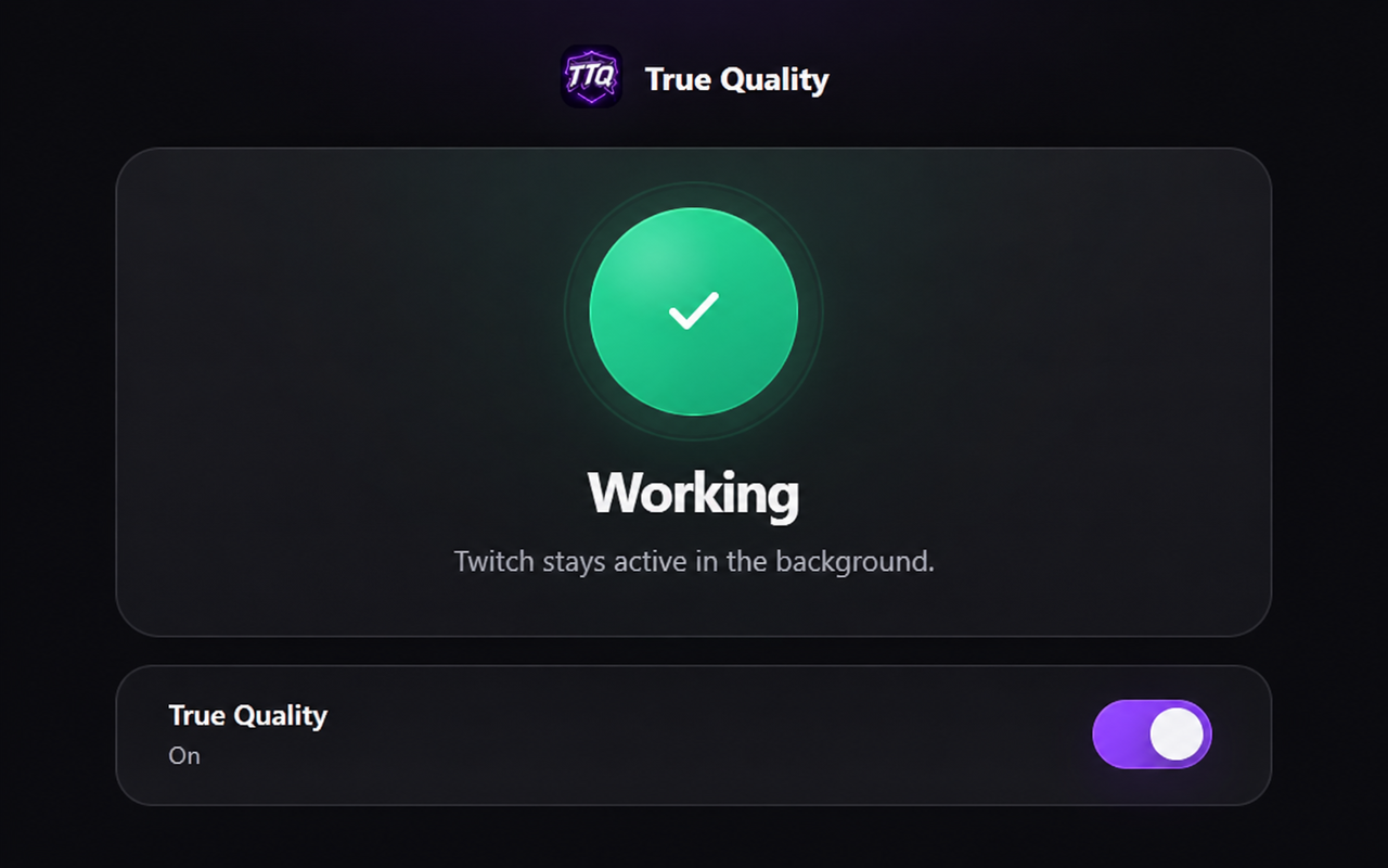 Twitch.tv True Quality - 截图 3