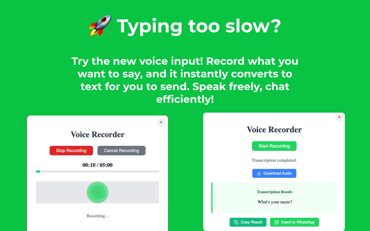 WhatsApp语音转文本和翻译 - ExtBoost - 截图 3
