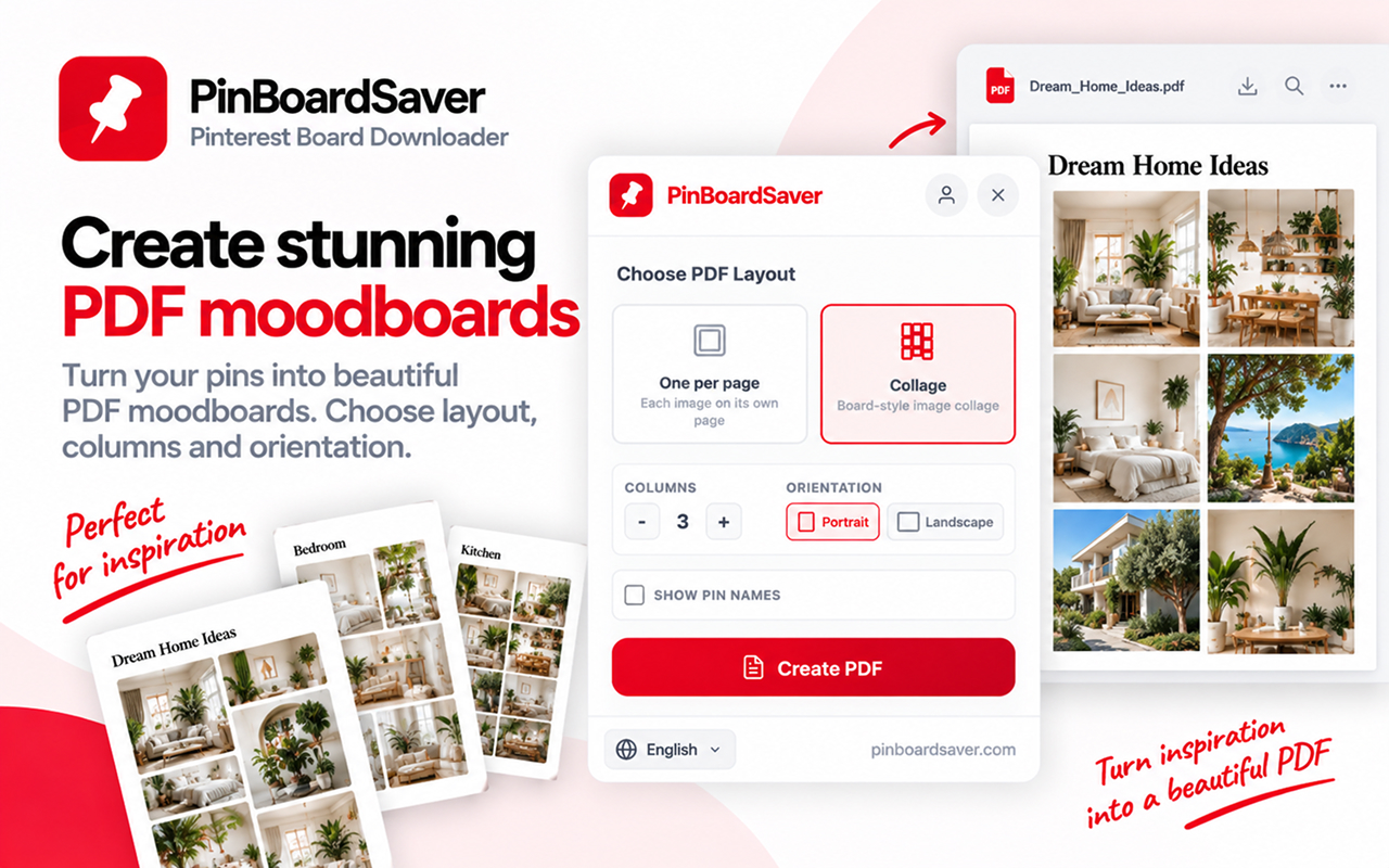 PinBoardSaver - Pinterest画板下载器 - 截图 4