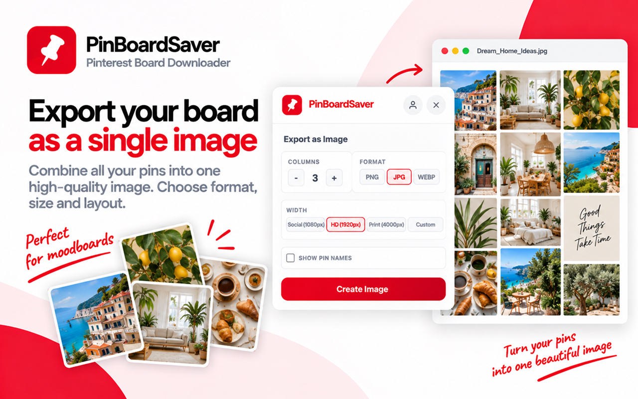 PinBoardSaver - Pinterest画板下载器 - 截图 5