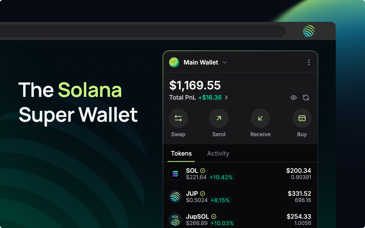 Jupiter Wallet - 截图 1
