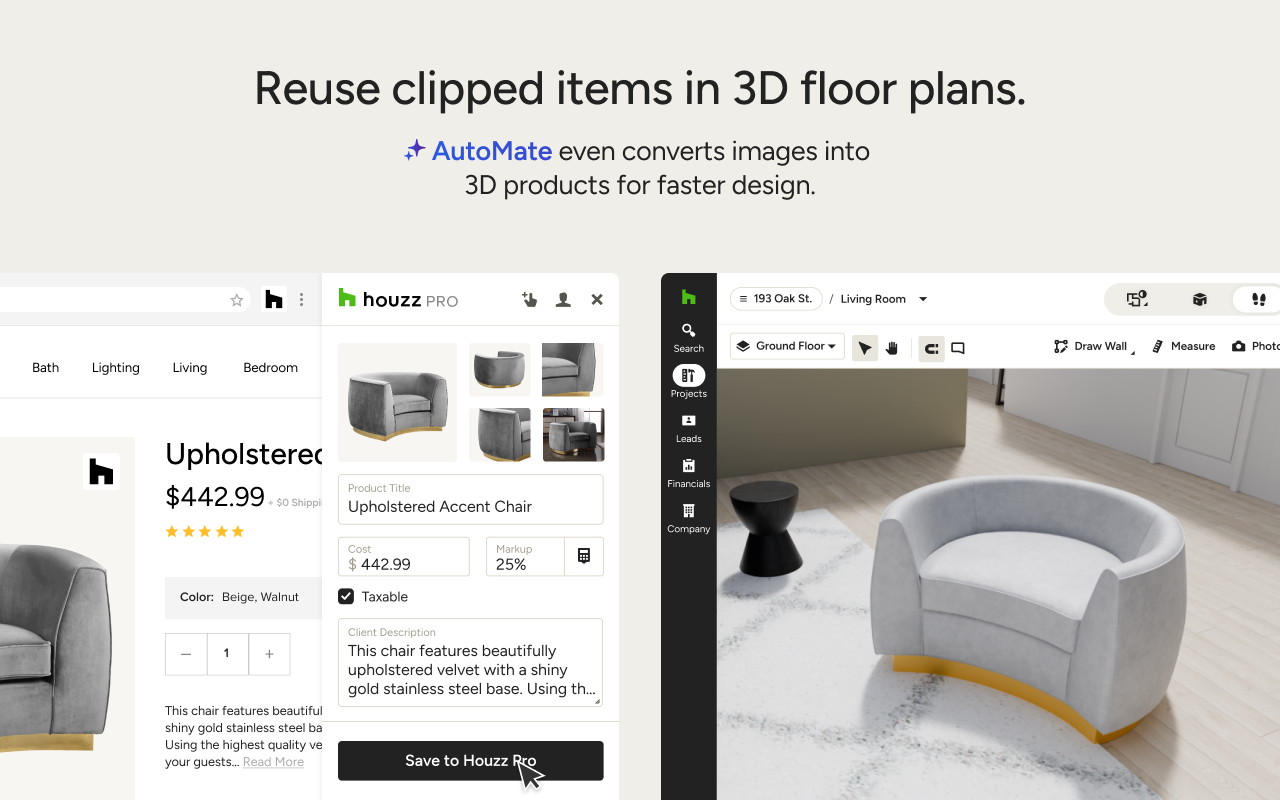 Houzz Pro Clipper - 截图 5