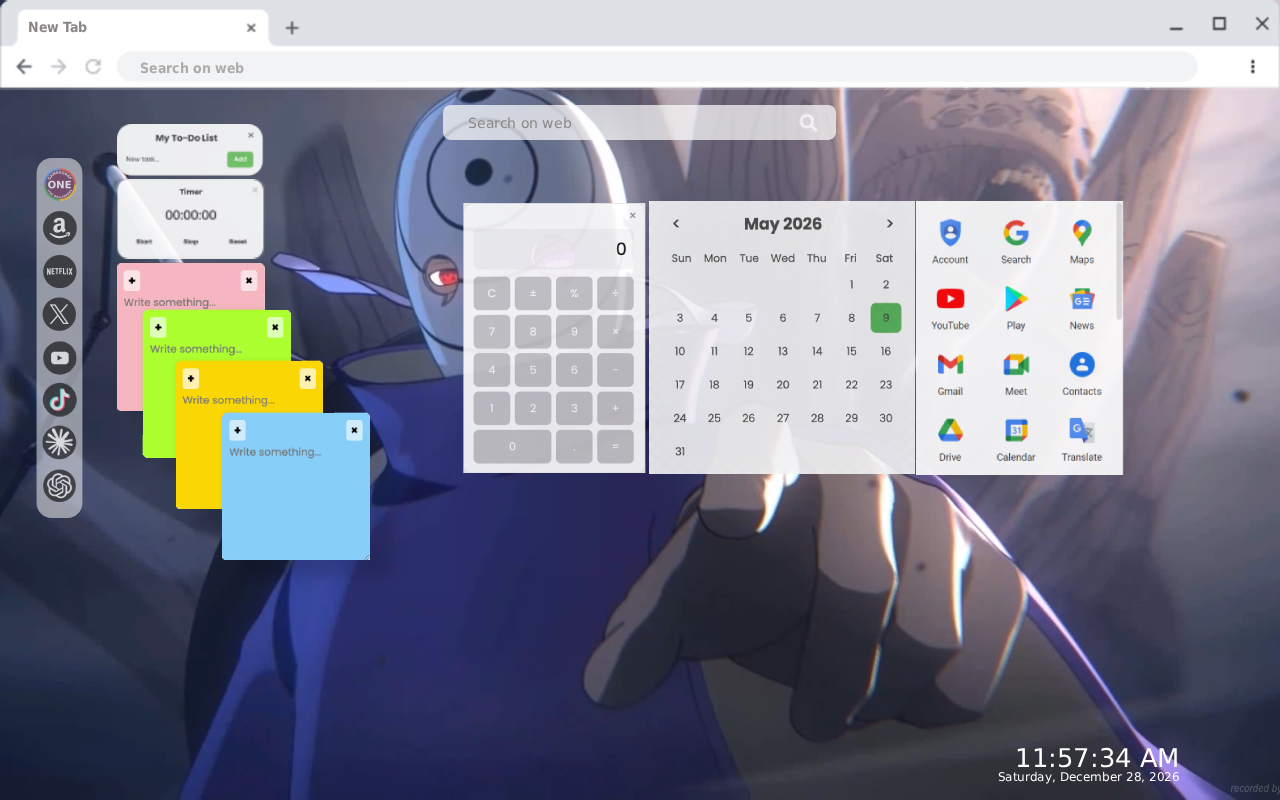 Obito X Ten Tails Live Wallpaper - 截图 3