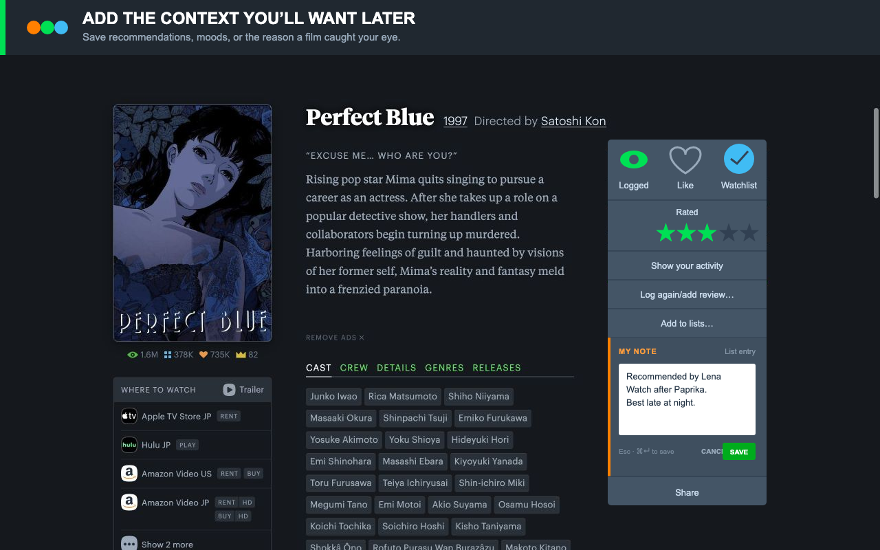 Letterboxd Watchlist Notes - 截图 3