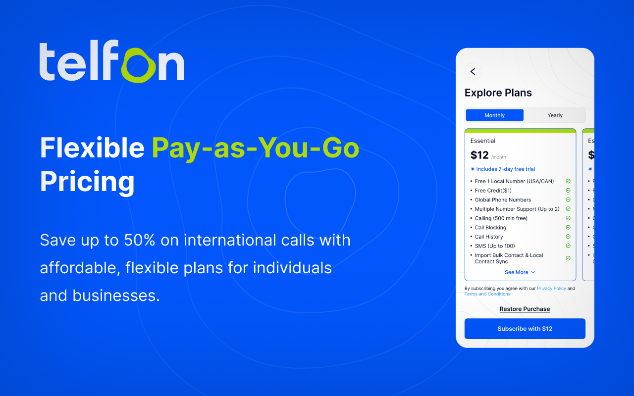 Telfon - Virtual Phone System - 截图 3