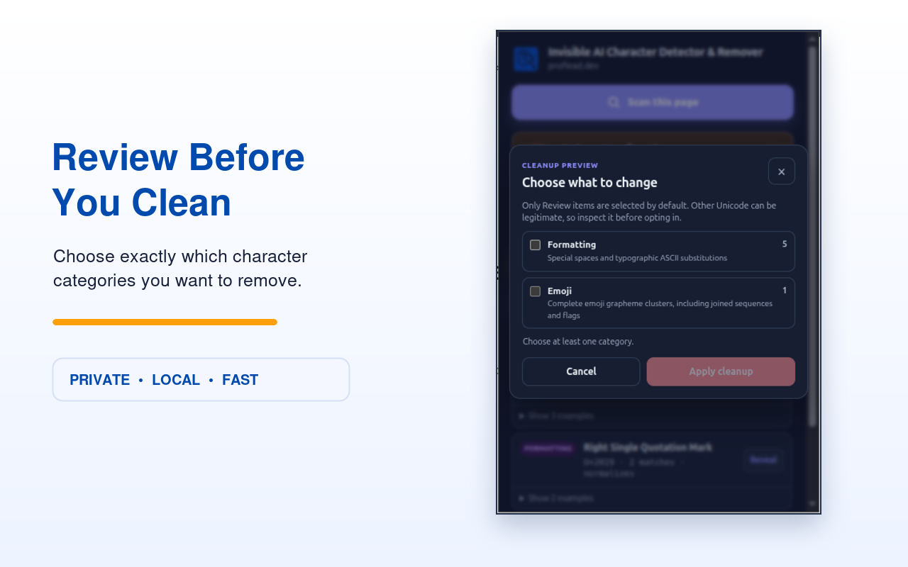 Invisible AI Character Detector & Remover - 截图 2